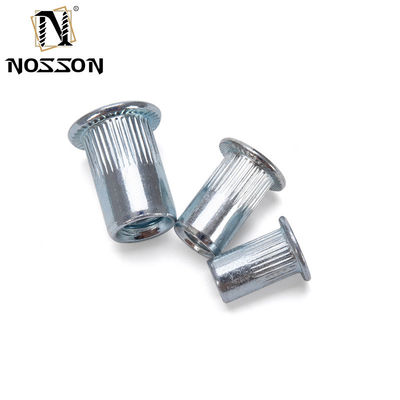 Métrica DIN Remache Tuerca Rivnut M3 M4 M5 M6 M8 M10 M12 304 aço inoxidável cabeça plana roscada roscada inserção de rivet nut