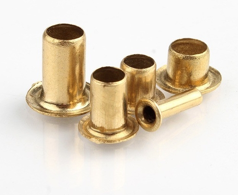 Rebites de cobre de cabeça redonda de latão padrão ISO para construção resistente e design personalizado