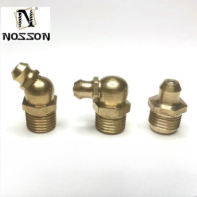 Dimensão personalizada Todos os fios mamilo 6mm 8mm 10mm 12mm 45 90 graus de graxa de ajuste para carros Reduzindo Hexagon Head Code