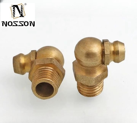 Casting M6 M8 M10 Lubrificante Fitting Grease Gun Nozzle 90 Graus Nipple Grease Fitting Dimensão personalizada para desempenho ideal