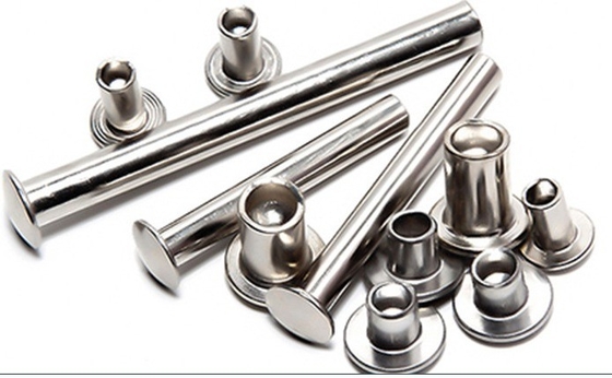 Finalização brilhante Unigrip Tipo Csk Tipo Aberto Duplo Cap Alumínio Latão Preto Máquina anodizada Aço Inoxidável Rivet Cego