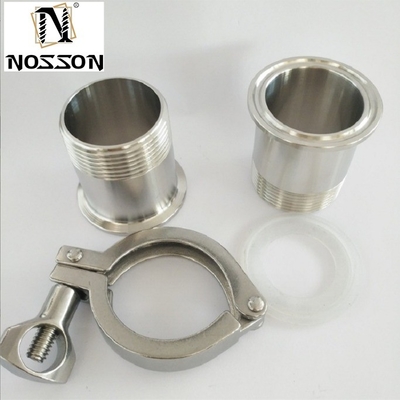 Tri-clamp Triclamp aço inoxidável dobradiça sanitária para cabeça quadrada Código 2 polegadas tubulações Conectar