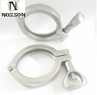 Conexão de tubulações não olha para além do clipe de fixação para KF NW acessórios de bomba de vácuo em aço inoxidável 304/316 material