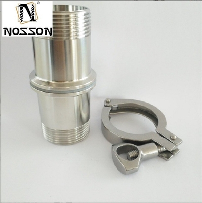 Conexão de tubulações não olha para além do clipe de fixação para KF NW acessórios de bomba de vácuo em aço inoxidável 304/316 material