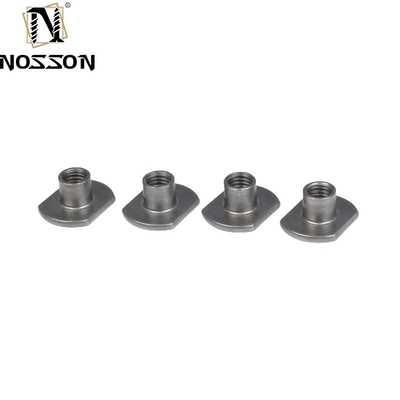 M6 M8 M10 Conector de móveis de aço inoxidável Base plana redonda Barril roscado T Nozes de solda para aplicações em sistemas de petróleo e gás