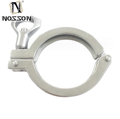 Tri-clamp de aço inoxidável de alta resistência para equipamentos de alta pressão de trabalho pesado