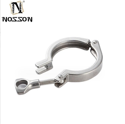 Tri-clamp de aço inoxidável de alta resistência para equipamentos de alta pressão de trabalho pesado
