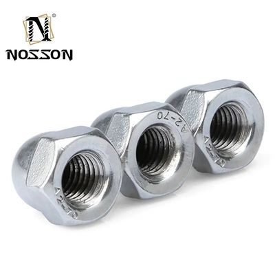 Sistema métrico de medição Indústria de petróleo e gás SS 316 Dome Nut M3 M4 M5 M6 M8 para aplicações pesadas