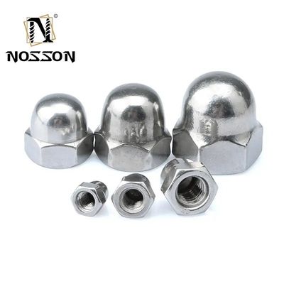 Sistema métrico de medição Indústria de petróleo e gás SS 316 Dome Nut M3 M4 M5 M6 M8 para aplicações pesadas