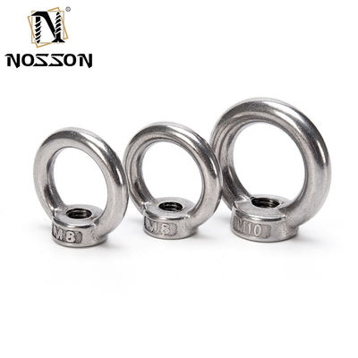 Grau industrial A4-70 ISO Standard Heavy Duty Lifting Eye Nut com anel redondo grosso M10 M12 M14 M16 M18 M20 M22 M24