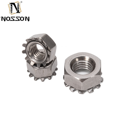 4-40 6-32 8-32 10-24 UNC ISO JIS padrão 18-8 aço inoxidável Kep Nut External Tooth Lock Nut Imperial polegada para as suas necessidades