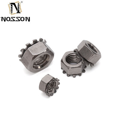 Equipamento de fabricação de alimentos e bebidas Padrão GB SUS304 K-Lock Nut Hex Nut com lavadora de dentes externa