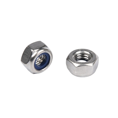 Imperial Inch Zinc-Flake revestido galvanizado fixações de fixação M8 Estampagem a quente Din985 Nylock Lock Rivet Hexagon Nut