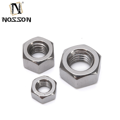 DIN934 Hex Nut de aço inoxidável A2 A4 SS304 SS316 para a Indústria de Varejo m1.6 m2 m2.5 m3 m4 m5 m6 m8 m10 m12 m14 m16 m20