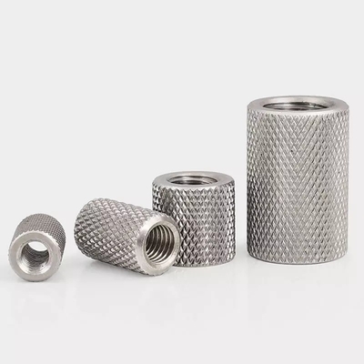Tratamento de água 304 porcas de aço inoxidável porcas de acoplamento redondo conector porca para sistema de medição métrica e acoplamento roscado padrão DIN