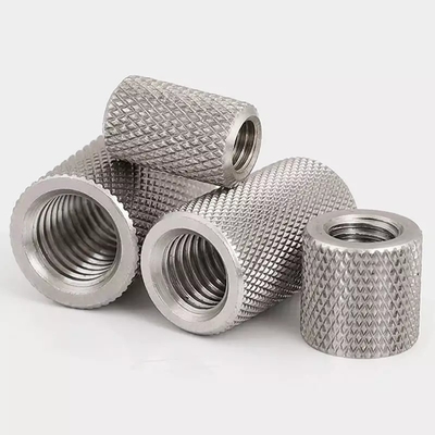 Tratamento de água 304 porcas de aço inoxidável porcas de acoplamento redondo conector porca para sistema de medição métrica e acoplamento roscado padrão DIN