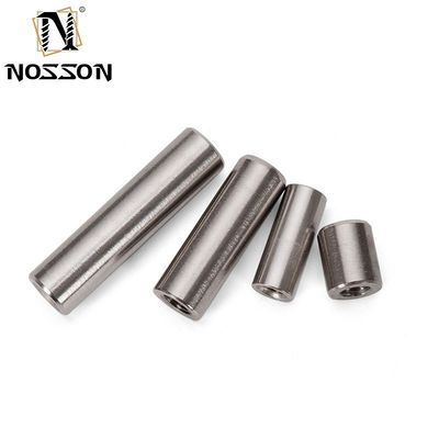 M3 M4 M5 M6 M8 M10 Black Oxide Finish Female Thread Straight Fitting Long Hex Sleeve Coupling Nut em aço inoxidável 304