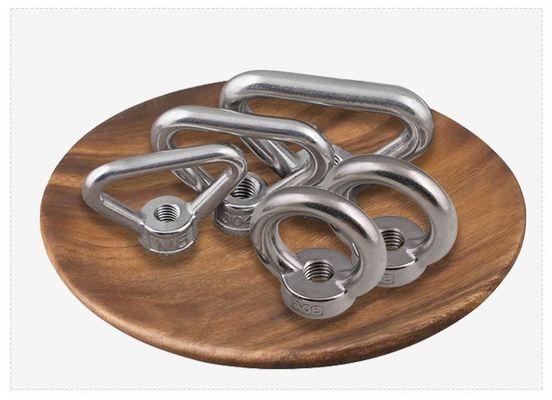 Passivação DIN padrão de aço inoxidável para elevação de parafusos de olho para a indústria pesada e aplicações de polonês industrial