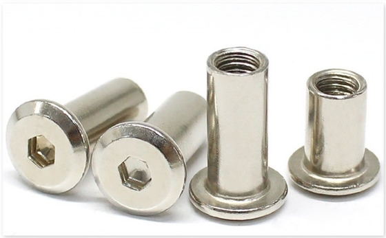 ANSI/ASME Standard M3 M4 M5 M6 M8 M10 M12 1/4 3/8 5/16 aço carbono cabeça plana redonda Hex porco para porco de barril de móveis