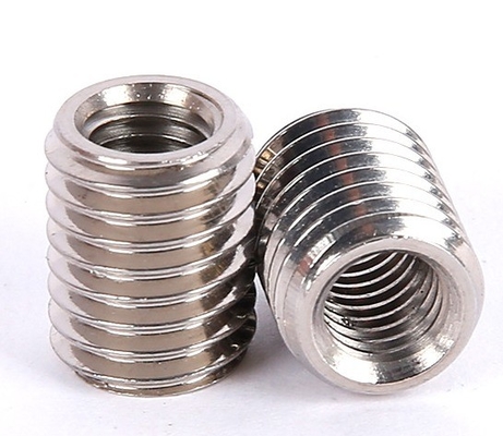 Nozes de conversão metricas revestidas com roscas cromadas 8mm 10mm 12mm 14mm 16mm 20mm 25mm 30mm 35mm 40mm 50mm Comprimento para uso industrial