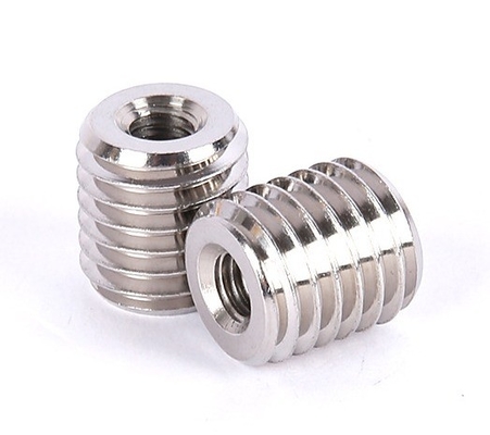 Nozes de conversão metricas revestidas com roscas cromadas 8mm 10mm 12mm 14mm 16mm 20mm 25mm 30mm 35mm 40mm 50mm Comprimento para uso industrial