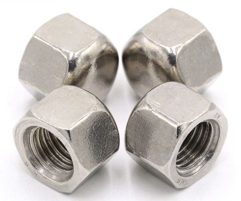 Sistema de medição métrica A2-70 de aço inoxidável SS304 Hex Cap Nut para eficiência de tratamento de água usando aço ligado durável