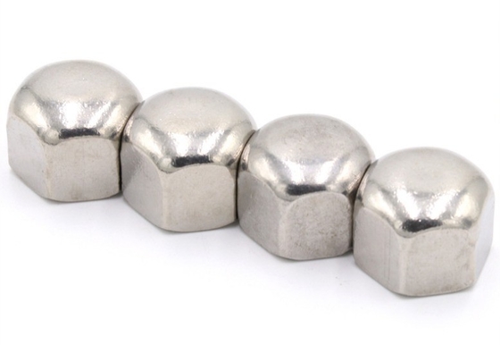 Sistema de medição métrica A2-70 de aço inoxidável SS304 Hex Cap Nut para eficiência de tratamento de água usando aço ligado durável