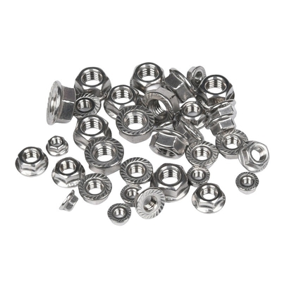 Fino revestido de zinco JIS padrão de aço inoxidável Hex Head Flange Nut DIN6923 com sistema de medição imperial