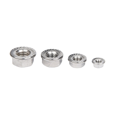 Fino revestido de zinco JIS padrão de aço inoxidável Hex Head Flange Nut DIN6923 com sistema de medição imperial