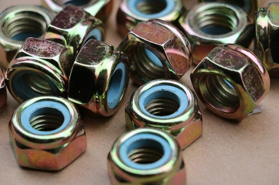 GB Standard Alloy Steel DIN985 Nylon Lock Nut Gr8 M6 M8 M10 Certificado ISO para Acessórios de Equipamentos de Saúde