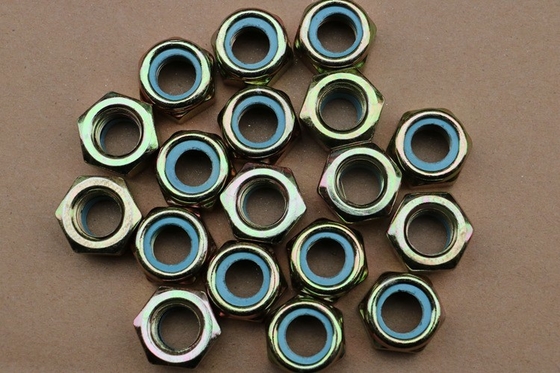 GB Standard Alloy Steel DIN985 Nylon Lock Nut Gr8 M6 M8 M10 Certificado ISO para Acessórios de Equipamentos de Saúde