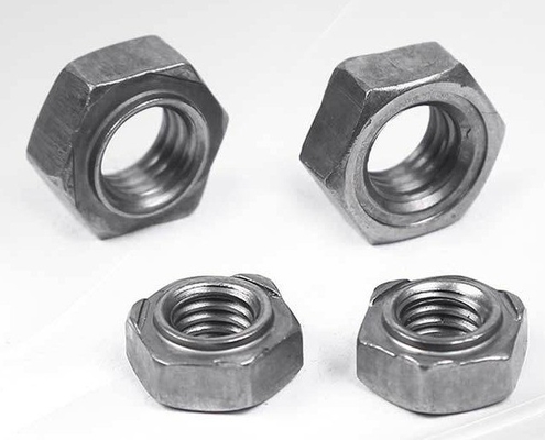 Sistema de medição imperial M6 M8 M10 parafusos comprimento Hex Nozes de solda com acabamento de aço inoxidável cromado