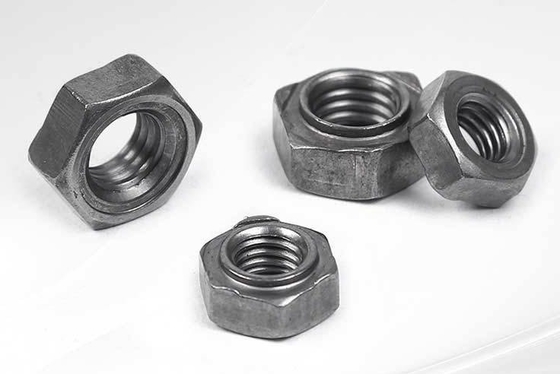 Sistema de medição imperial M6 M8 M10 parafusos comprimento Hex Nozes de solda com acabamento de aço inoxidável cromado