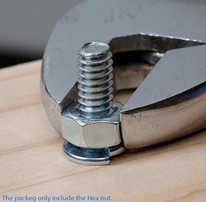 Sistema de medição métrico revestido de zinco-falcão m8 DIN 934 Hex Nut para indústria geral