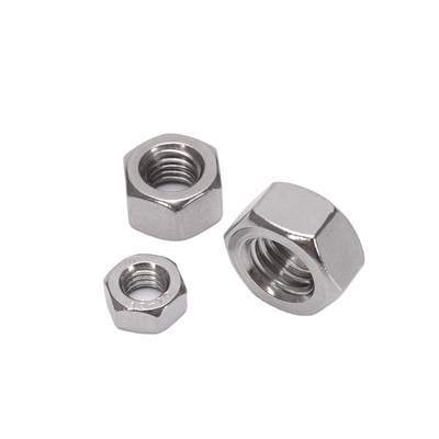 Nozes de cabeça hexadecimal para M1.6 M2 M2.5 M3 M4 M5 M6 M8 M10 M12 M14 M16 M20 SUS 304 316 de aço inoxidável