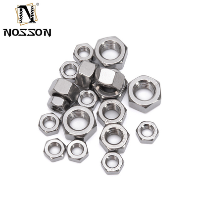Nozes de cabeça hexadecimal para M1.6 M2 M2.5 M3 M4 M5 M6 M8 M10 M12 M14 M16 M20 SUS 304 316 de aço inoxidável
