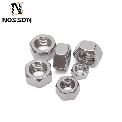 Nozes de cabeça hexadecimal para M1.6 M2 M2.5 M3 M4 M5 M6 M8 M10 M12 M14 M16 M20 SUS 304 316 de aço inoxidável