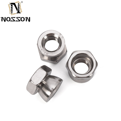 Nozes de segurança de aço inoxidável cromadas M6 M8 M10 8mm-50mm comprimentos para proteção contra parafusos e sistema de medição métrica
