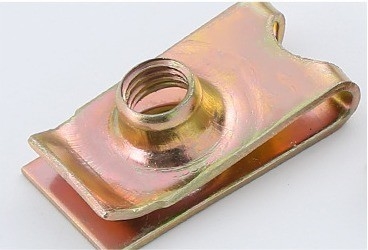 Sistema métrico de medição revestido de zinco M4-M10 Ferro inoxidável U Clip Nut para soluções de fixação com roscas