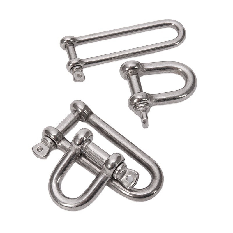 Tipo de parafuso DEE SHACKLES Tecnologia 304 316 aço inoxidável parafuso cativo Pin Wide D Chains Precision Casting