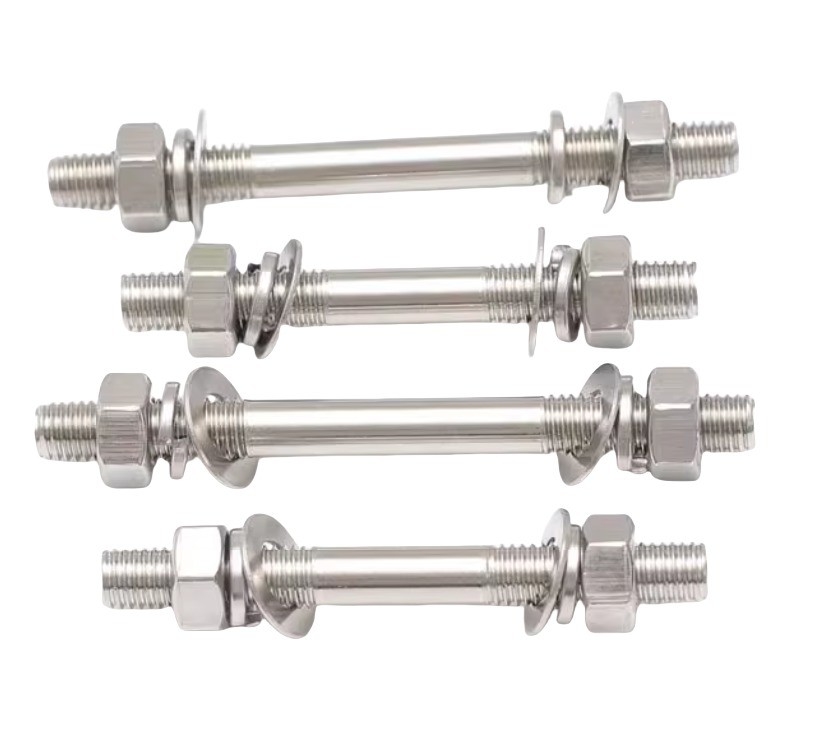DIN Métrico Alta resistência 8.8 aço inoxidável Custom Hex Flange Extra estendido parafuso longo para máquinas industriais