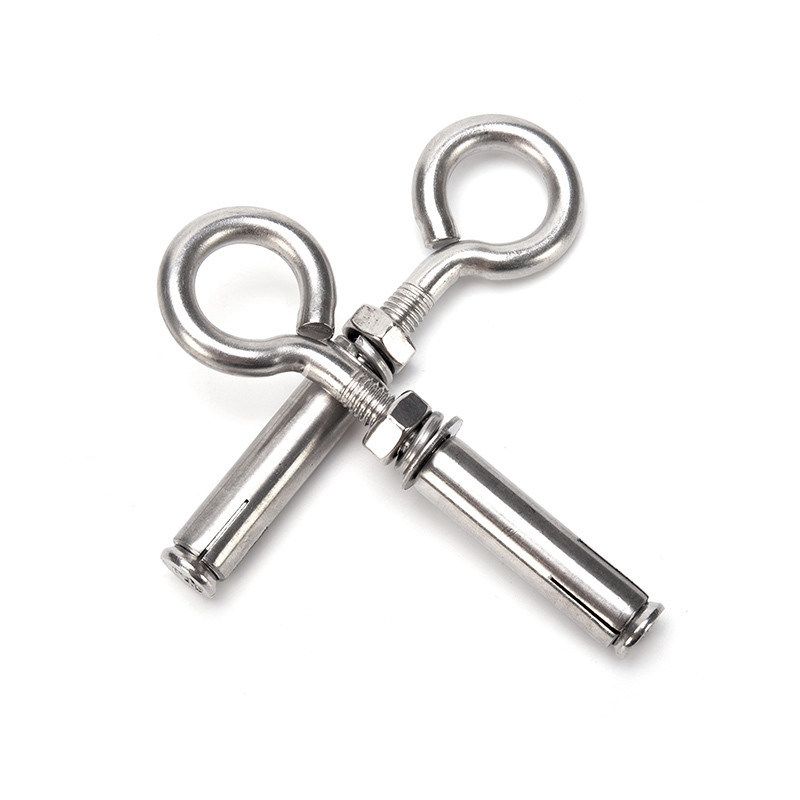 M6 M8 M10 M12 M14 M16 M20 Cabeça redonda estilo aço inoxidável 304 Hardware Fitting Fine Pitch Hook com Nut Eye Bolt
