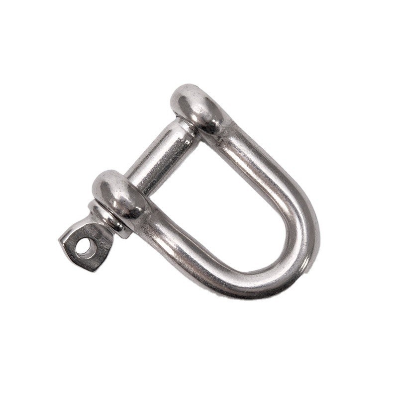 Sistema métrico de medição de aço inoxidável de segurança de alta polida parafuso cativo pin DEE SHACKLES SS304 SS316 D Chackle