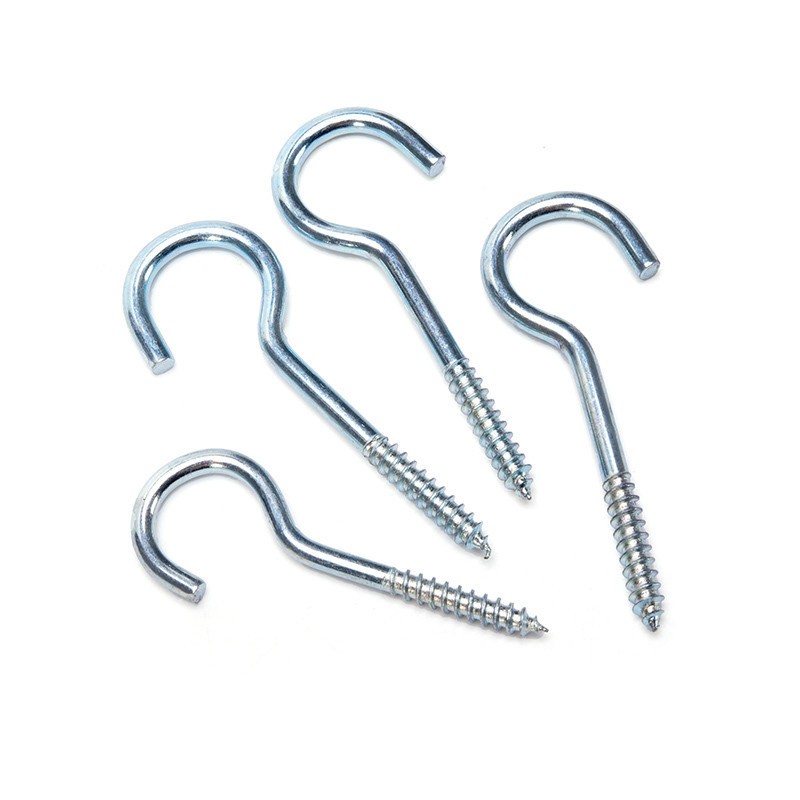 Parafuso de gancho de olho aberto de aço carbono para o sistema de medição INCH padrão DIN m1.6 m2 m2.5 m3 m4 m5 m6 m8 m10 m12 m14 m16 m20