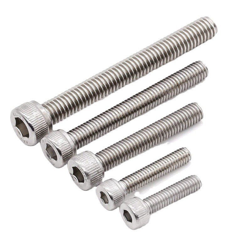 Sistema de medição INCH de acabamento preto para parafusos de ombro de hexasocket de aço inoxidável conformes com a norma JIS em 304/316