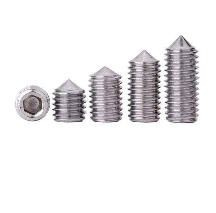 Parafusos M7 de aço inoxidável 304 para fios mecânicos em sistemas de medição métricos resistentes à corrosão