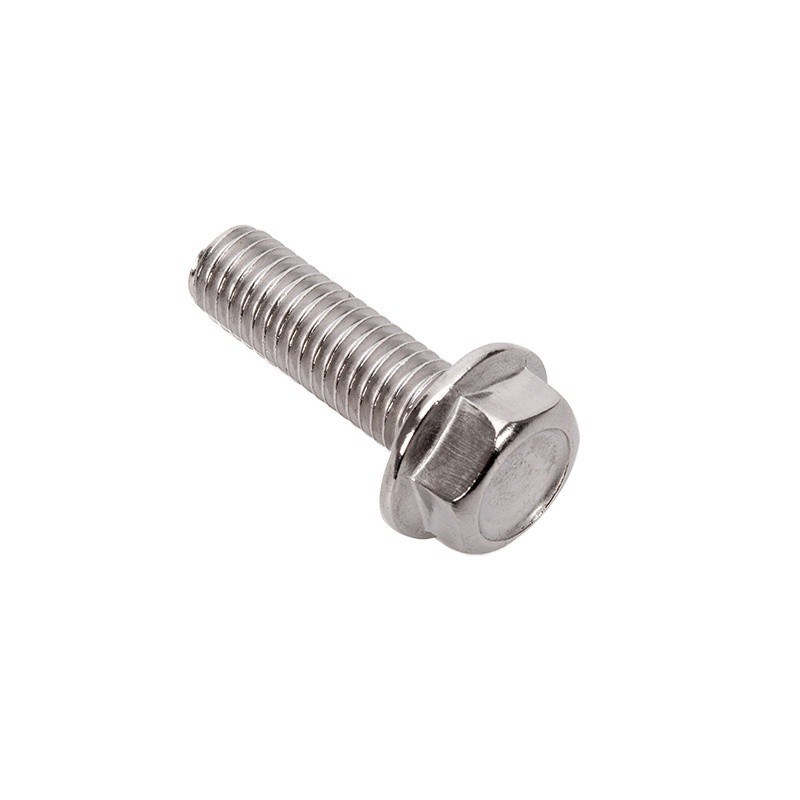 Grau A2-70 SS 304 316 ANSI B18.21 5/16&quot; 3/8&quot; Inch Size Hex Flange Bolt com acabamento DIN Standard Zinc
