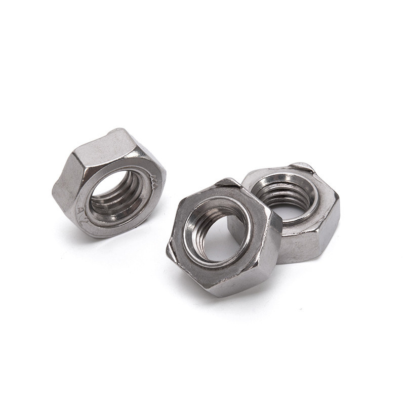 Sistema métrico de medição de alimentos e bebidas de aço inoxidável, nozes hexadecimais finas DIN936 DIN439 para aplicações normalizadas ANSI/ASME