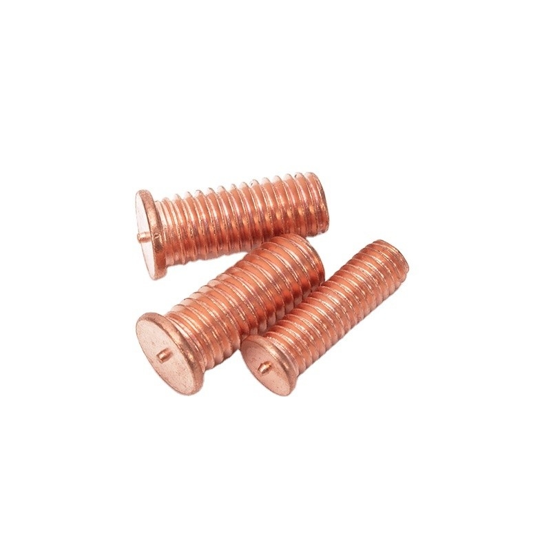 Preço acessível M4 M5 M6 M8 M10 parafuso de soldagem CD parafusos de soldagem indústria acabamento de prata para todos os materiais feitos de aço inoxidável