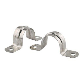 Suporte OEM personalizado Pinça de tubo em forma de U de aço inoxidável de acabamento de zinco para instalação segura e versátil